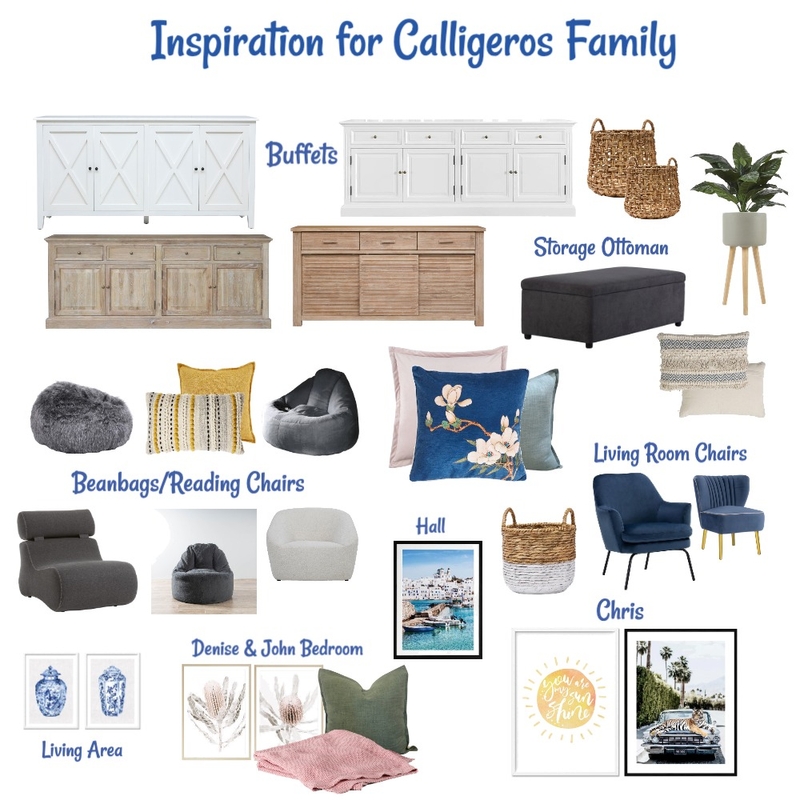 Calligeros Family Mood Board by Haven Interior Style on Style Sourcebook