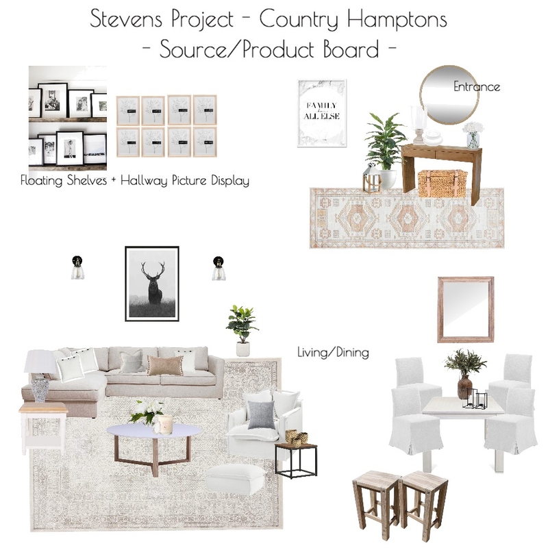 Hampton Lounge/Dining Renovation Mood Board by Stacey Newman Designs on Style Sourcebook