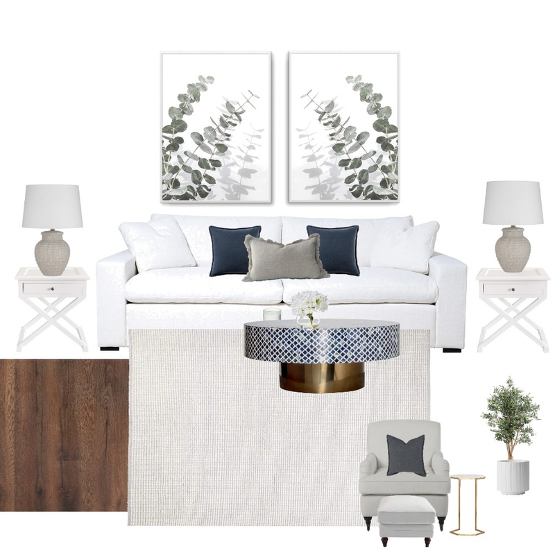 Hamptons Living Room Bold Mood Board by lushbykatemaree on Style Sourcebook