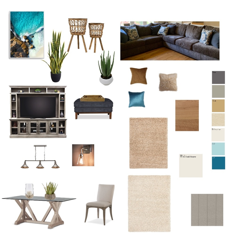 MODERN RUSTIC Mood Board by Sandra R Design Elements on Style Sourcebook