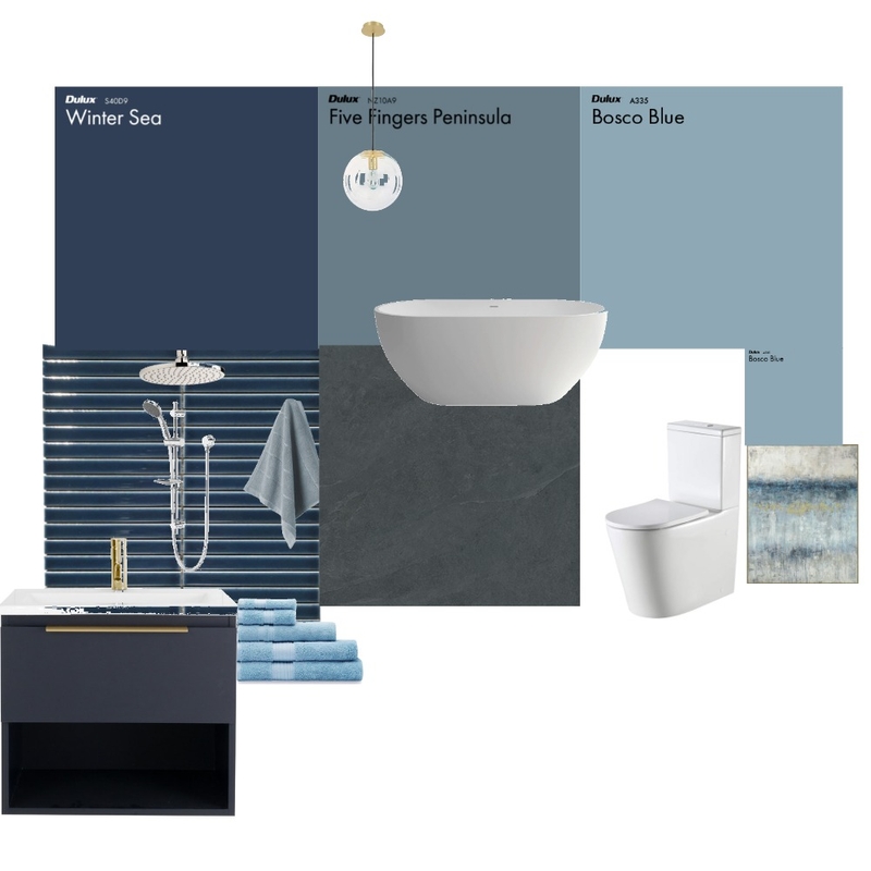 ensuite Mood Board by lizz on Style Sourcebook