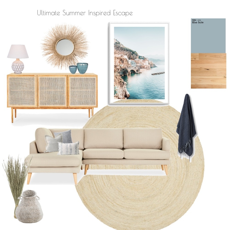 Ultimate Summer Inspired Escape Mood Board by Erica Quinn on Style Sourcebook