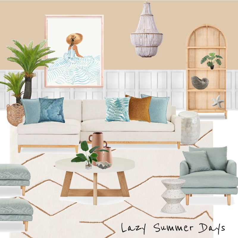 Lazy Summer Days Mood Board by Vicki Doidge Designs on Style Sourcebook