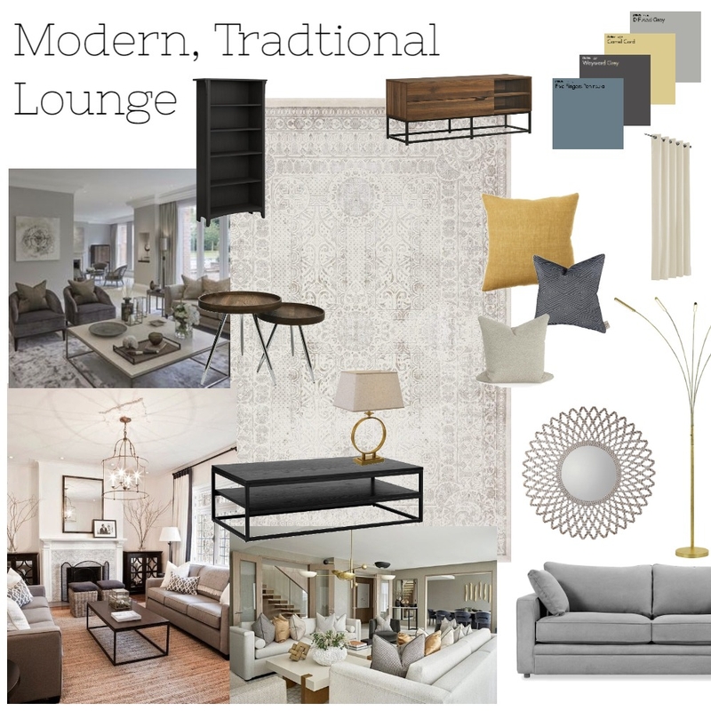 Modern Traditional Lounge Mood Board by rachweaver21 on Style Sourcebook