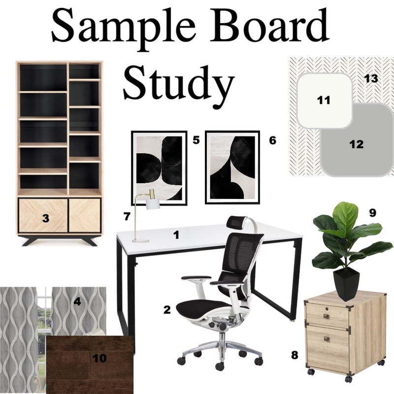 Sample Board-Study Mood Board by evaughan on Style Sourcebook