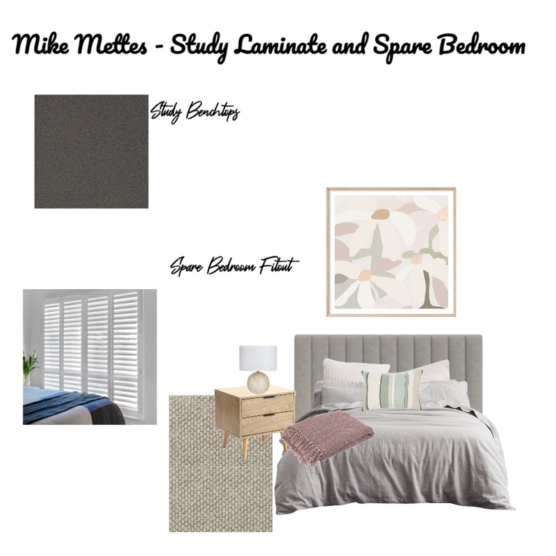 Study and Spare Bedroom Mood Board by LesleyTennant on Style Sourcebook