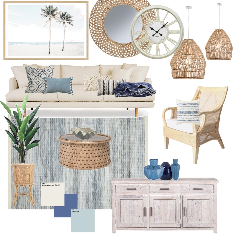 Coastal Living Room Mood Board by SheriB on Style Sourcebook