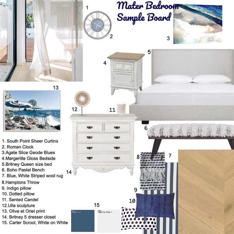 Master Bedroom Module 9 Mood Board by kellyengst on Style Sourcebook