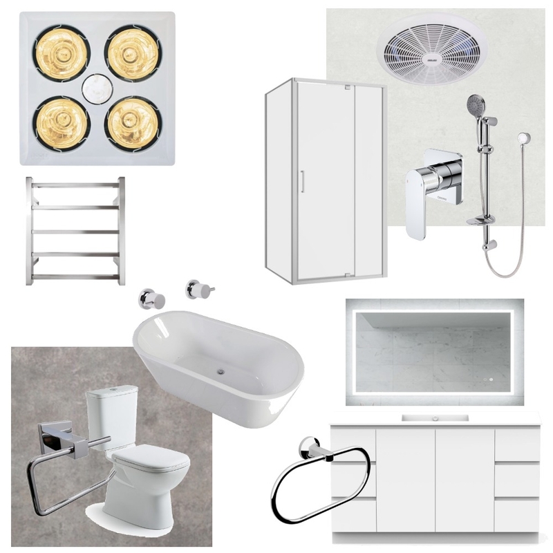 Bathroom Mood Board - Leah & Drew Mood Board by jordy.stow on Style Sourcebook