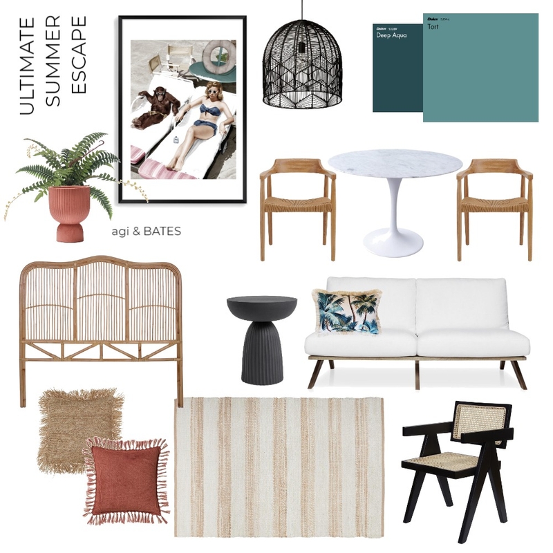 Summer Escape Mood Board by msmbates on Style Sourcebook