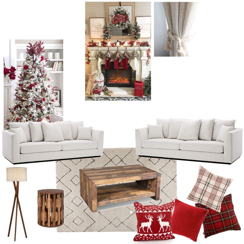 Christmas Livingroom Mood Board by Andonia Interior Design on Style Sourcebook