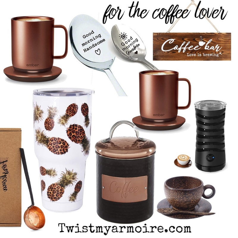 coffee lover Mood Board by Twist My Armoire on Style Sourcebook