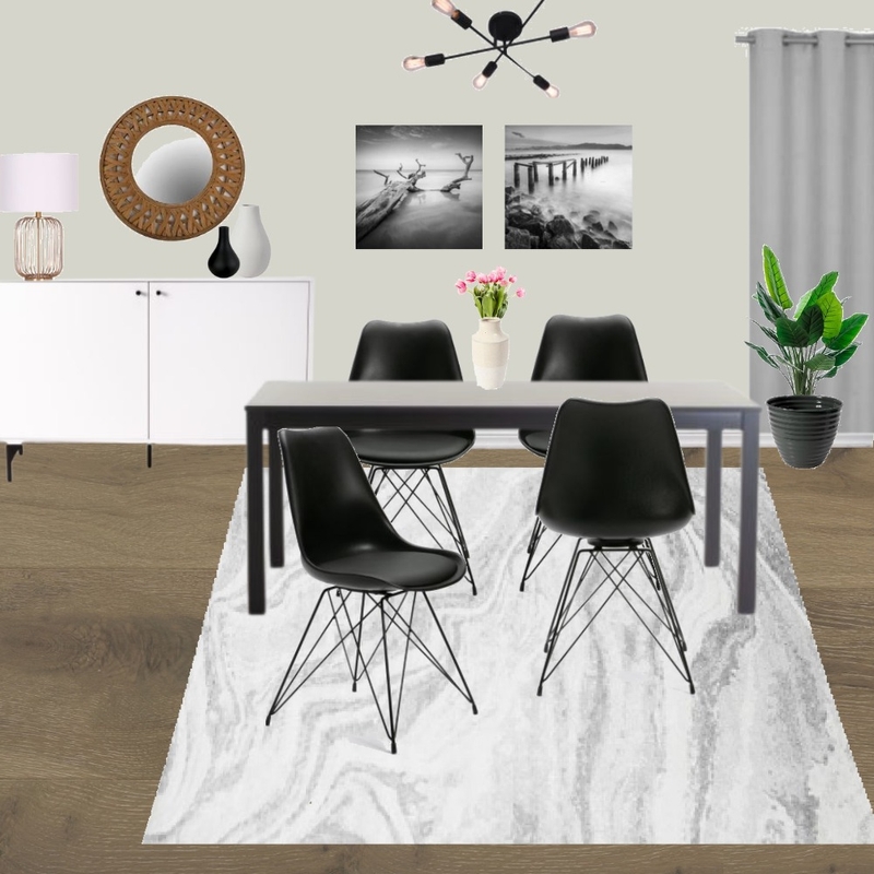 D1 - DINING ROOM CONTEMPORARY BLACK & WHITE Mood Board by Taryn on Style Sourcebook