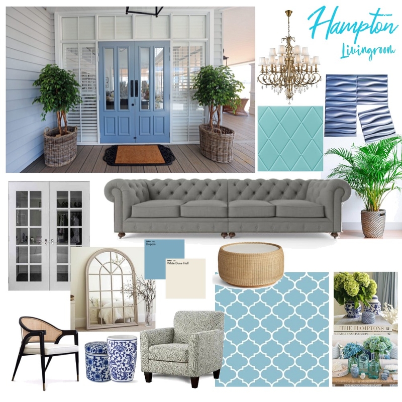 Hamptons 2 Mood Board by Vijay on Style Sourcebook