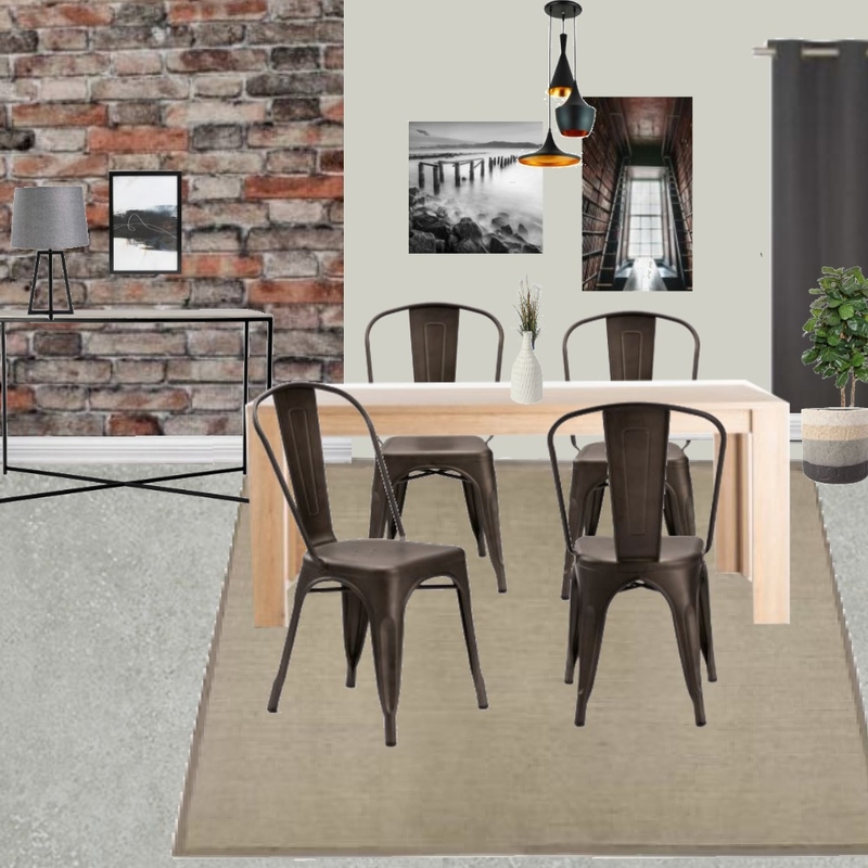 D3 - DINING ROOM INDUSTRIAL 1 Mood Board by Taryn on Style Sourcebook
