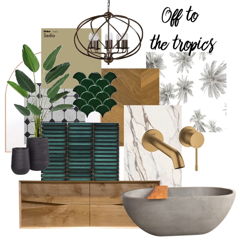 Off to the tropics Mood Board by Luzanne on Style Sourcebook