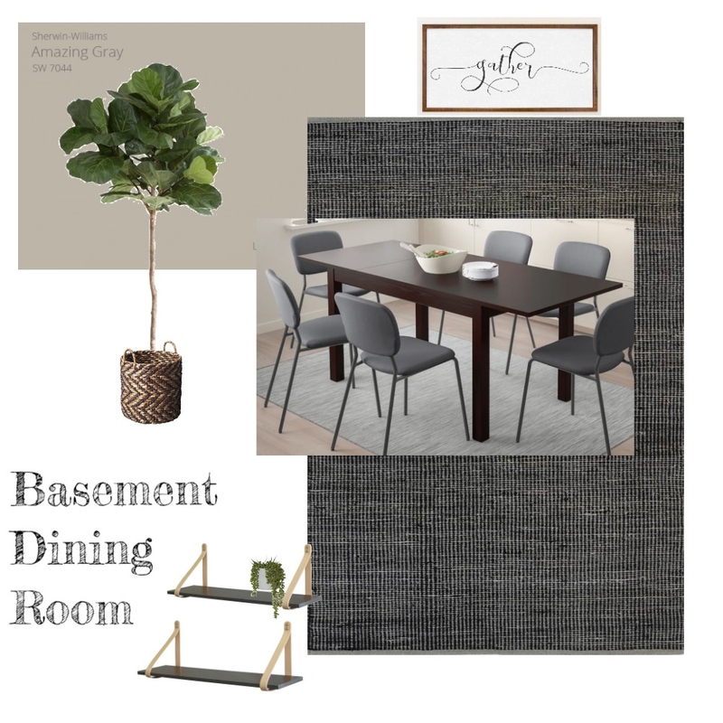 Kullen and Ruth Basement Dining Space Mood Board by TaraJSpohr on Style Sourcebook