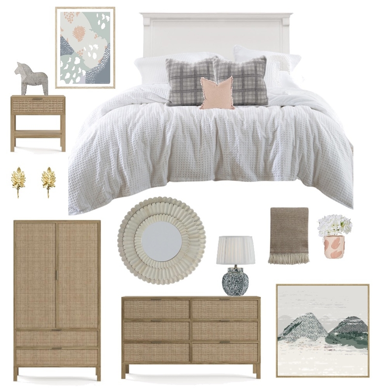 Module 9 Bedroom Mood Board by MillieJean on Style Sourcebook