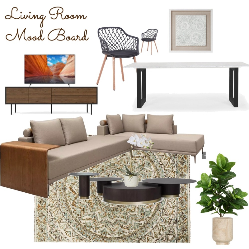 Living Room Mood Board Mood Board by Huda33 on Style Sourcebook