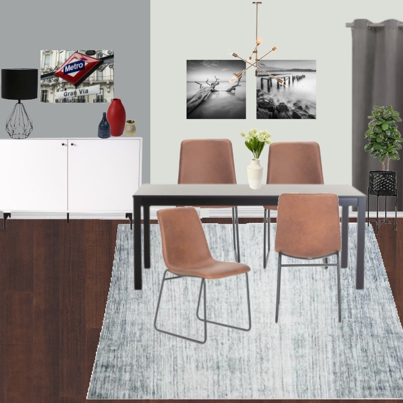 D5 - DINING ROOM CONTEMPORARY RED Mood Board by Taryn on Style Sourcebook
