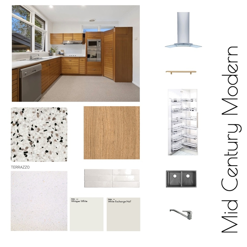 Mid century modern kitchen Mood Board by Cocoon_me on Style Sourcebook