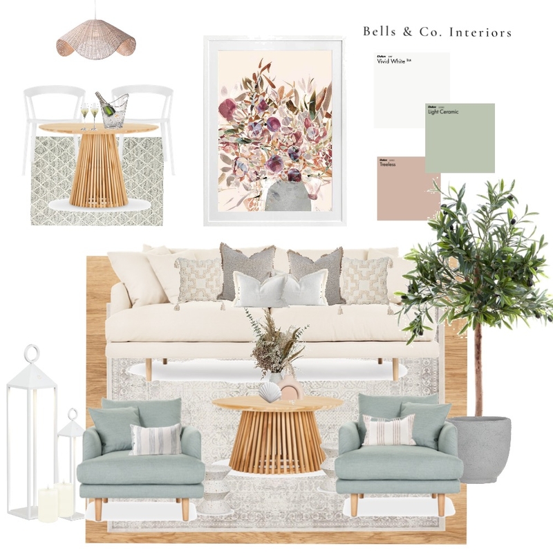 Ultimate Summer Escape at Home Mood Board by Bells & Co. Interiors on Style Sourcebook