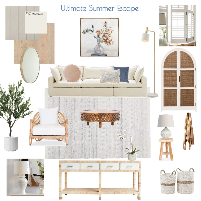 Ultimate Summer Escape Mood Board by sharonelliott on Style Sourcebook