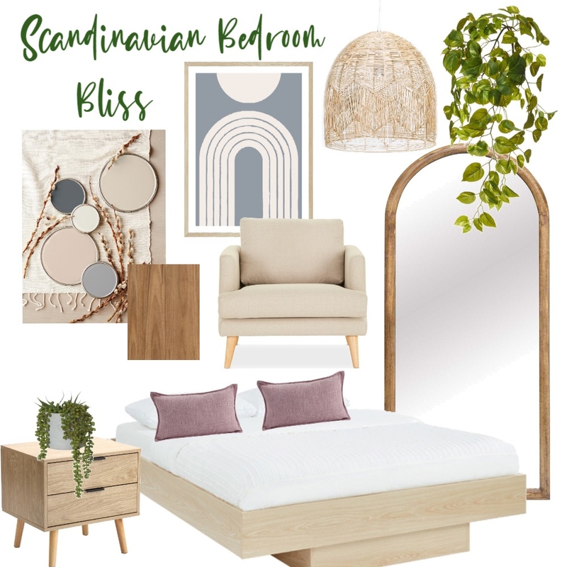 Scandanavian Bedroom Bliss Mood Board by CaseyJo8 on Style Sourcebook