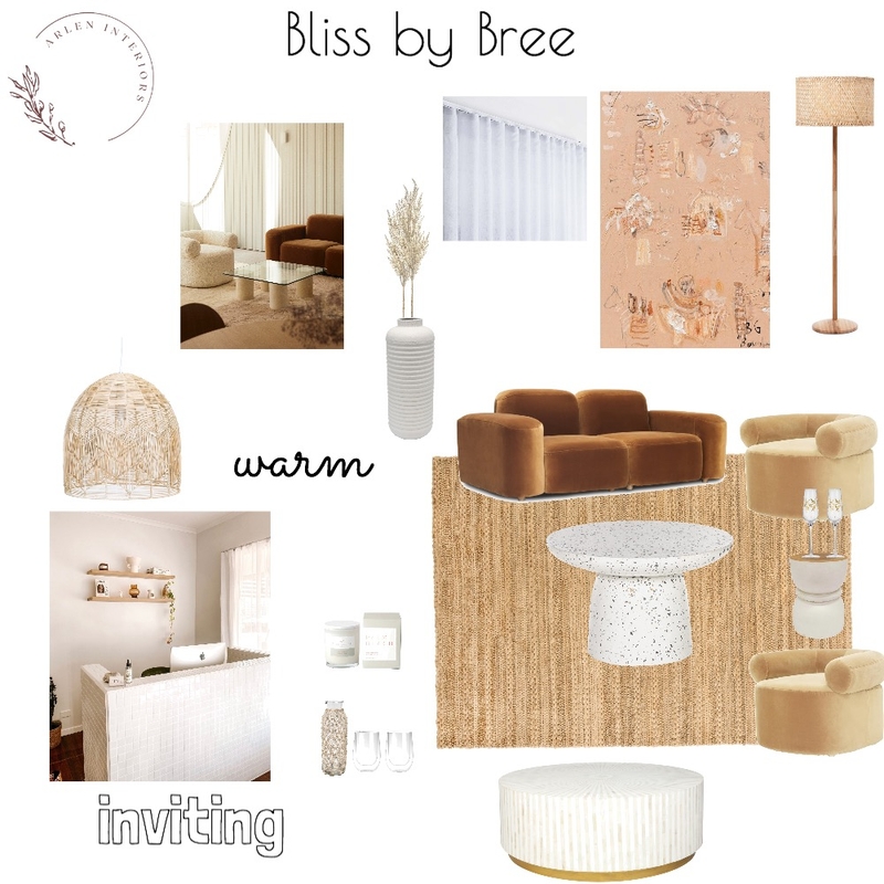 Bliss by Bree x warm + inviting Mood Board by Arlen Interiors on Style Sourcebook