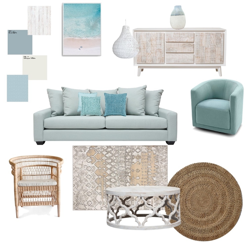 Coastal Living Mood Board by Nicky Wadsworth on Style Sourcebook