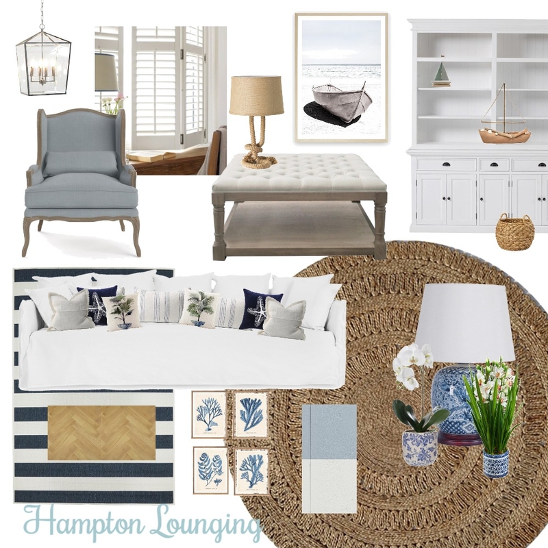 Hamptons Lounging Mood Board by marleyandgus on Style Sourcebook