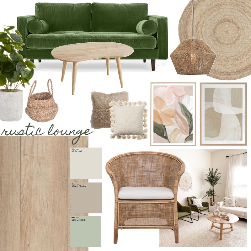 Rustic Lounge Mood Board by Ora_B on Style Sourcebook