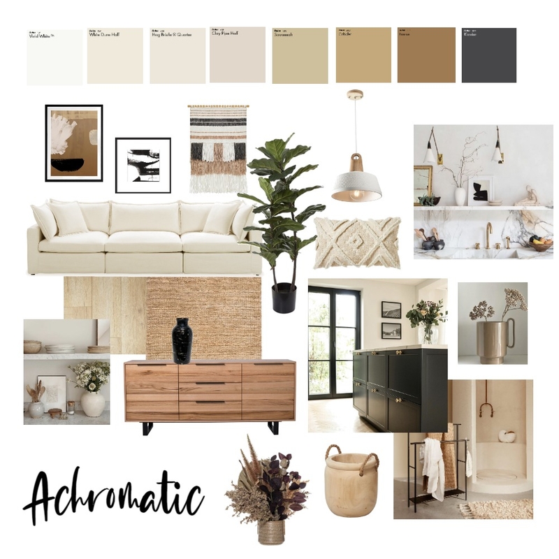 Achromatic Mood Board by Emmy457 on Style Sourcebook