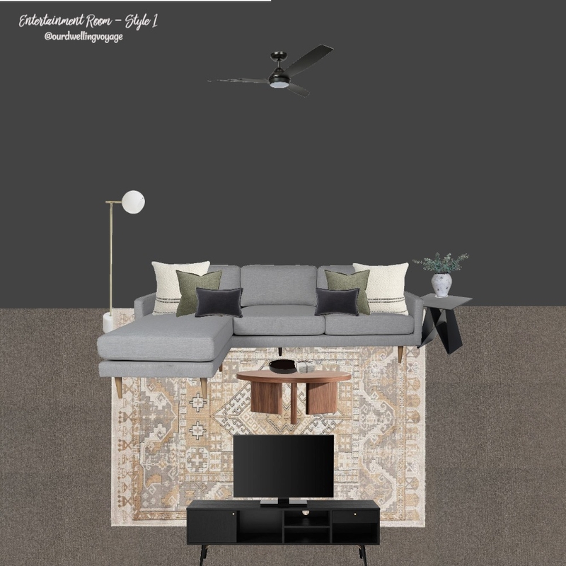 Entertainment Room - Style 1 Mood Board by Casa Macadamia on Style Sourcebook
