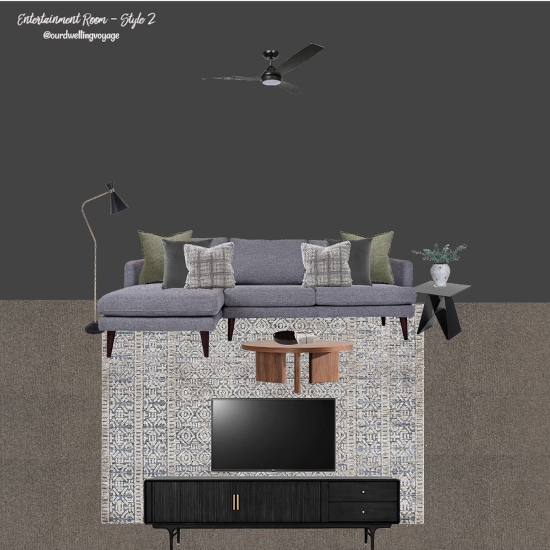 Entertainment Room - Style 2 Mood Board by Casa Macadamia on Style Sourcebook