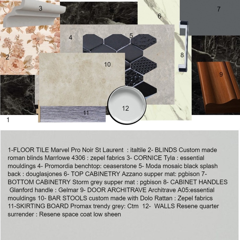 Materials board Mood Board by Tando on Style Sourcebook