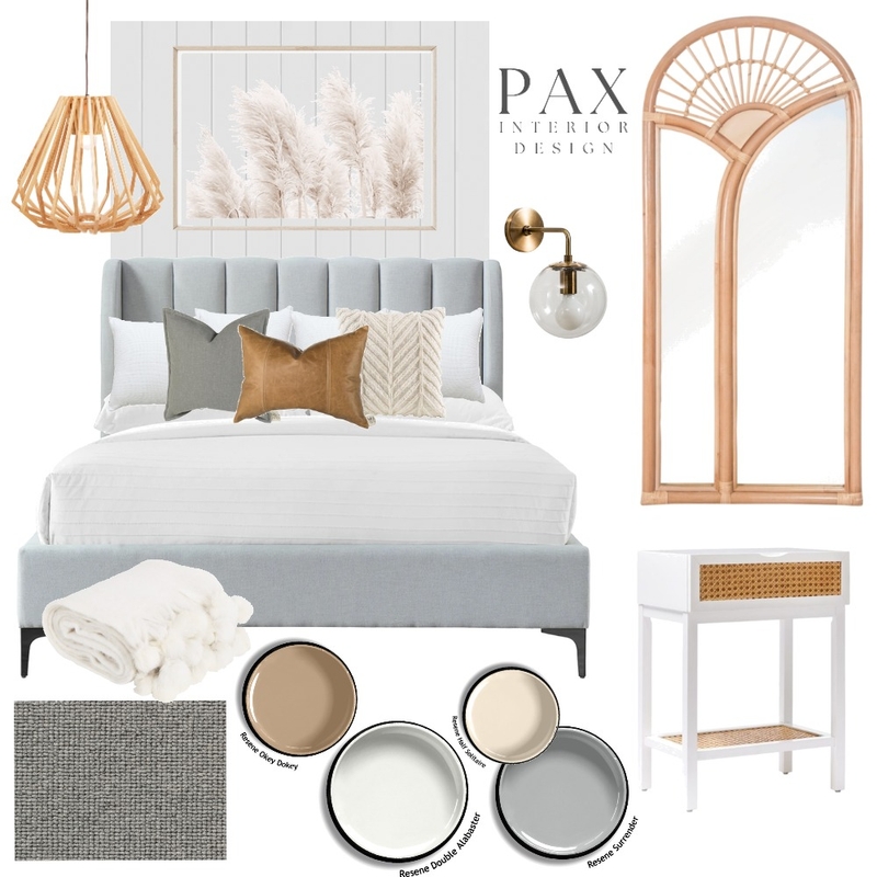 Natural Light Bedroom Mood Board by PAX Interior Design on Style Sourcebook