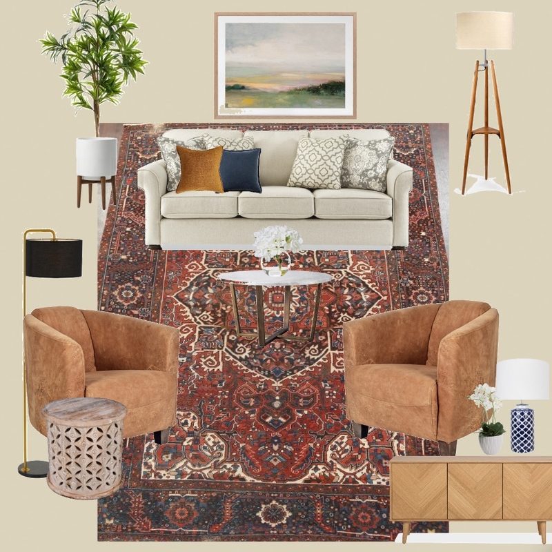 living room heriz Mood Board by Jaleh on Style Sourcebook