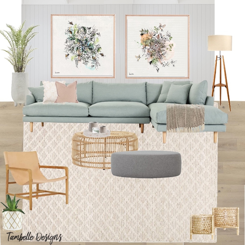 Summer Escape Living Room Mood Board by TamaraBell on Style Sourcebook