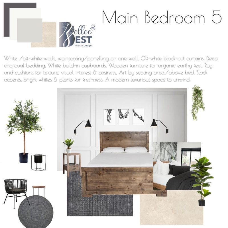 Kay Main Bedroom Mood Board by Zellee Best Interior Design on Style Sourcebook