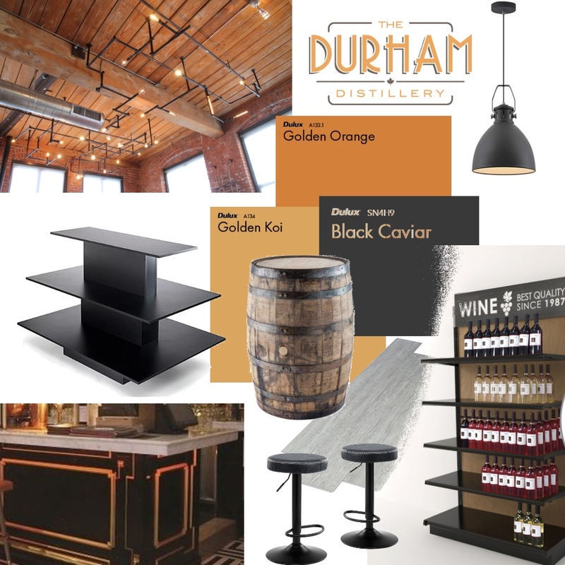 Durham Distillery Design Mood Board by Jaguar Project & Design on Style Sourcebook