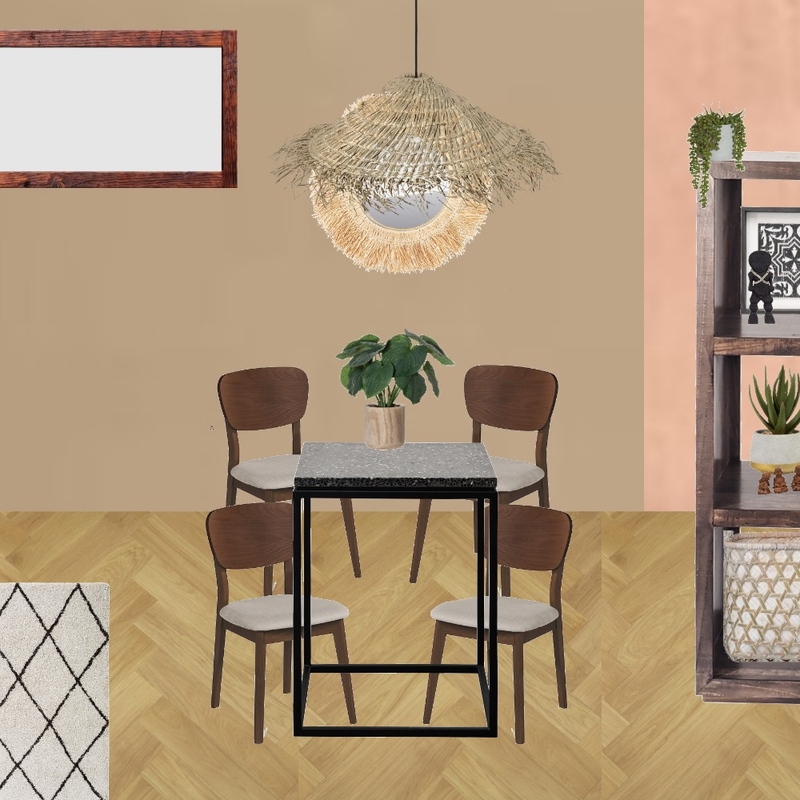 Julie Herbain dining room drift feature with mirror and pendant Mood Board by Laurenboyes on Style Sourcebook