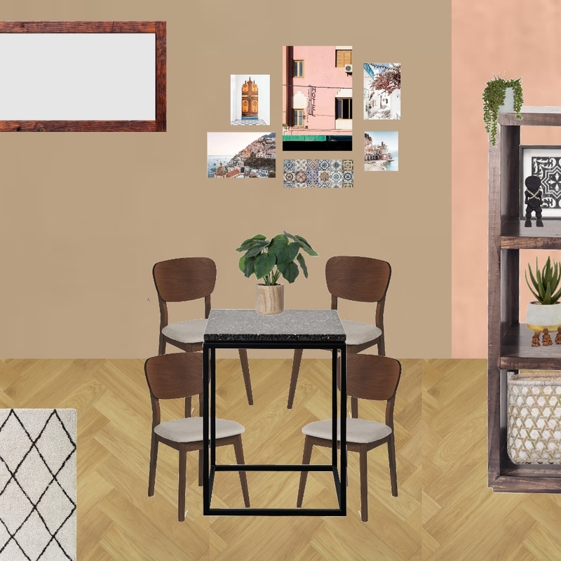 Julie Herbain dining room drift feature with posters Mood Board by Laurenboyes on Style Sourcebook
