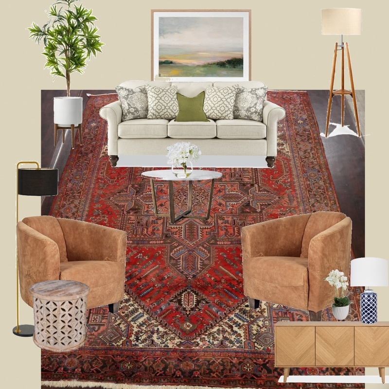 living room heriz Mood Board by Jaleh on Style Sourcebook