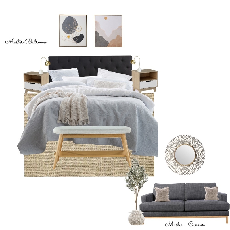 Jared and Lauren Master Mood Board by Hayley Marie Interiors on Style Sourcebook