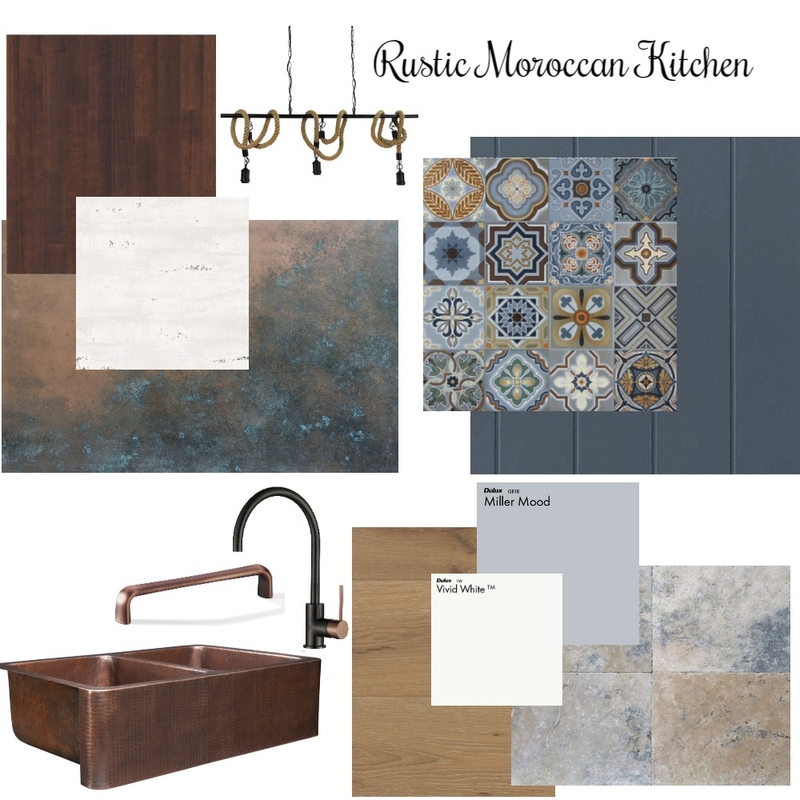 Rustic Moroccan Kitchen Mood Board by Snaz-Designs on Style Sourcebook