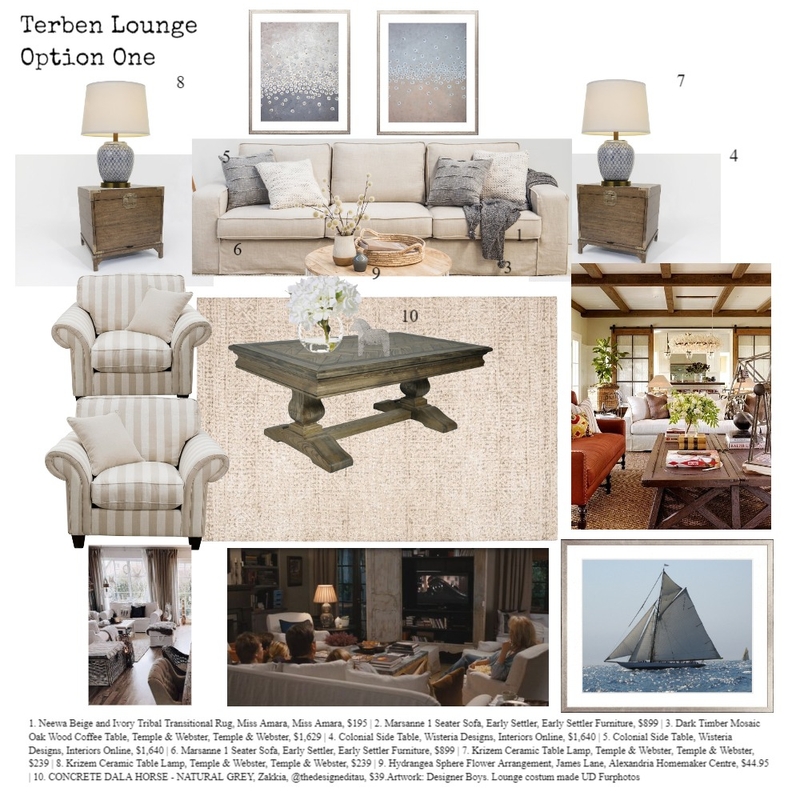 Terben Mood Board by CHStyling on Style Sourcebook