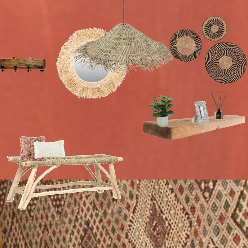 Julie Herbain Hallway Grevillea with baskets and hat light Mood Board by Laurenboyes on Style Sourcebook