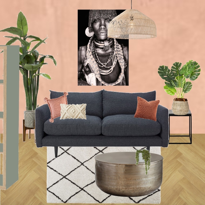Julie Herbain living room with Java light and sage green kallax Mood Board by Laurenboyes on Style Sourcebook