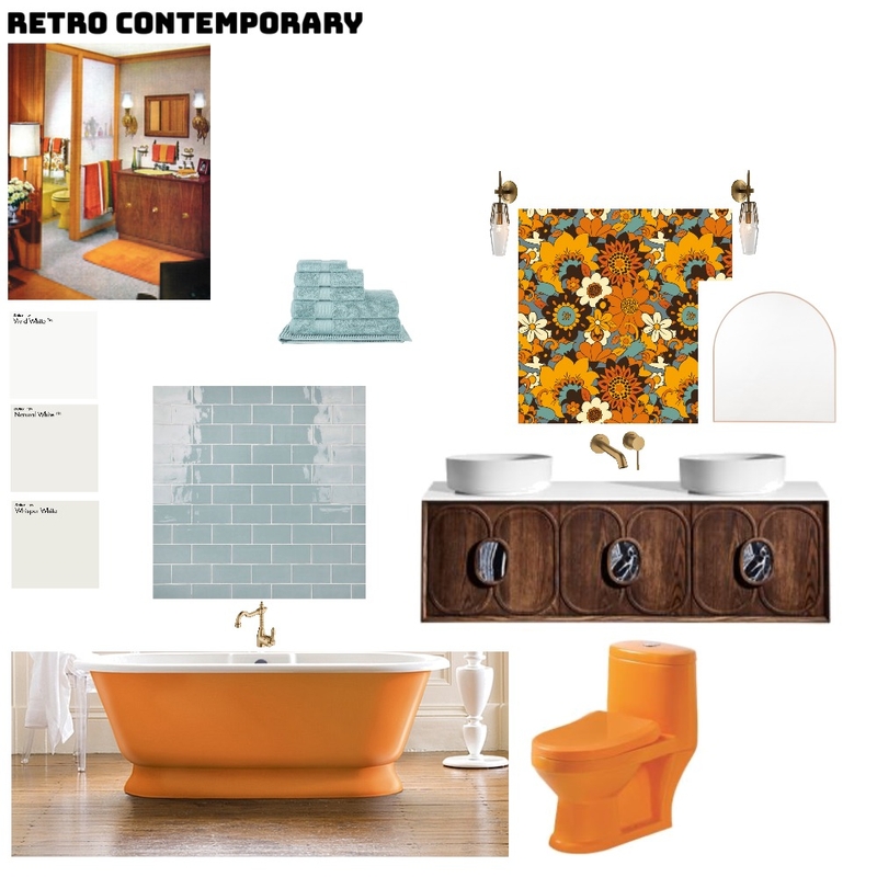 RETRO CONTEMPORARY Mood Board by modernminimalist on Style Sourcebook